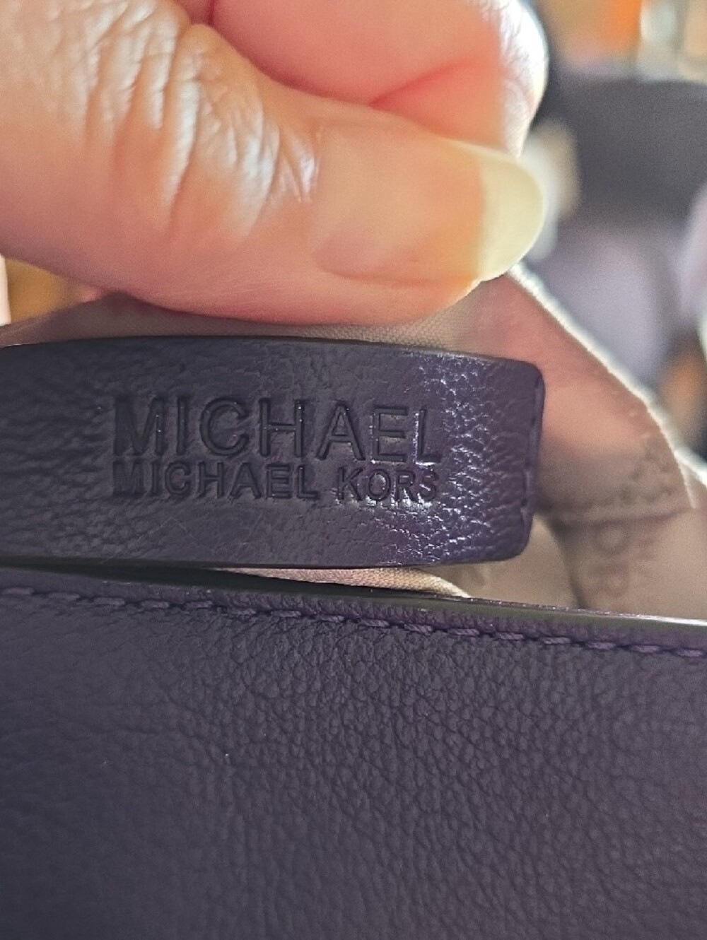 MICHAEL KORS Fulton Flap mini Crossbody(purple)Iris-see pics 4 color! - Picture 3 of 7